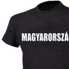 Magyarország póló felnőtt fekete