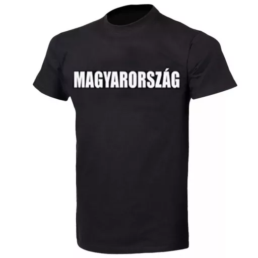 Magyarország póló felnőtt fekete