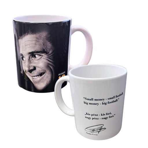 Puskás bögre "Kis pénz - kis foci"