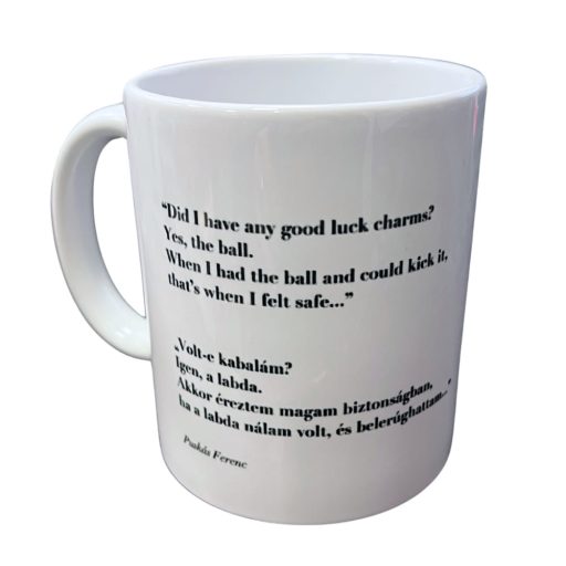 Puskás bögre labdás