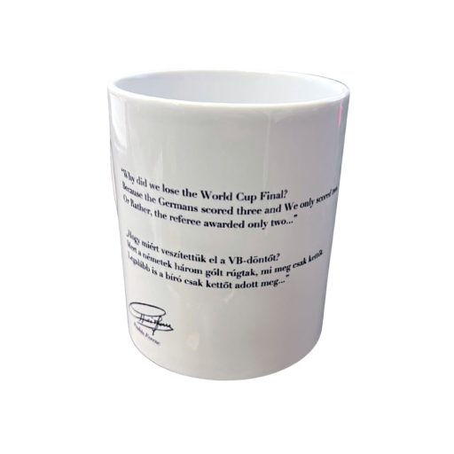 Puskás bögre retro