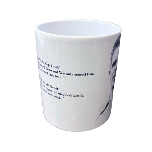 Puskás bögre retro