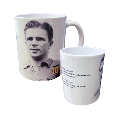 Puskás bögre retro