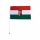 Magyarország zászló címeres pálcás 45x30 cm