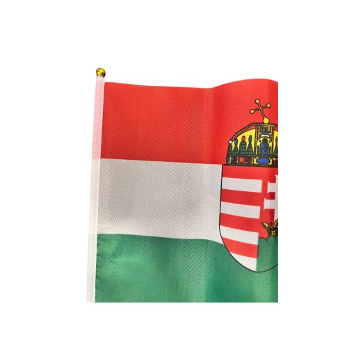 Magyarország zászló címeres pálcás 45x30 cm