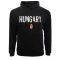 Magyarország pulóver felnőtt kapucnis HUNGARY fekete
