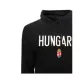 Magyarország pulóver felnőtt kapucnis HUNGARY fekete