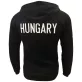   Magyarország pulóver felnőtt kapucnis-zippes HUNGARY fekete