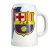 Barcelona söröskorsó kerámia 0,5L csíkos FCB
