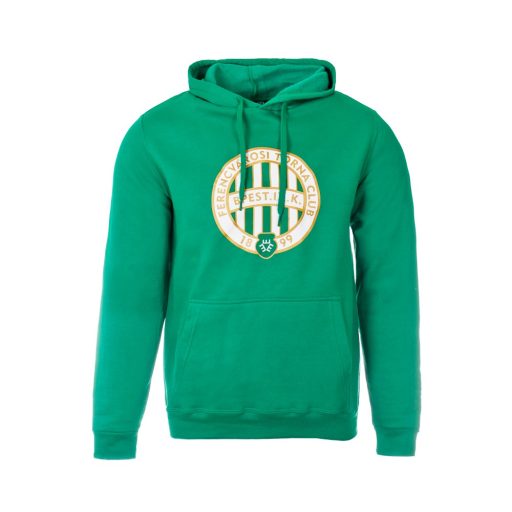 Fradi pulóver kapucnis zöld címeres gyerek