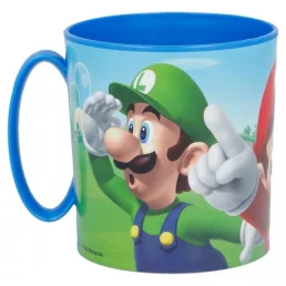 Super Mario mikrózható műanyag bögre - 390ML