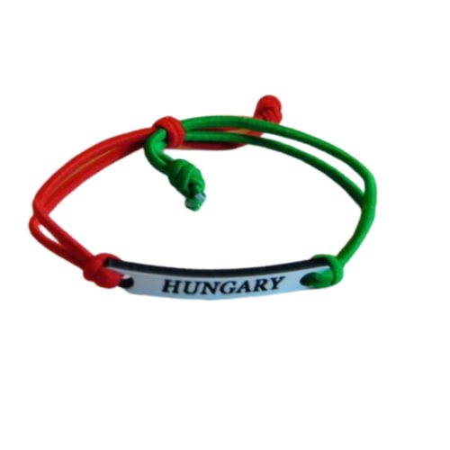 Magyarország karkötő gyerek HUNGARY trikolor