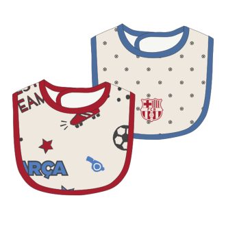 Barcelona baby előke mintás 2 db