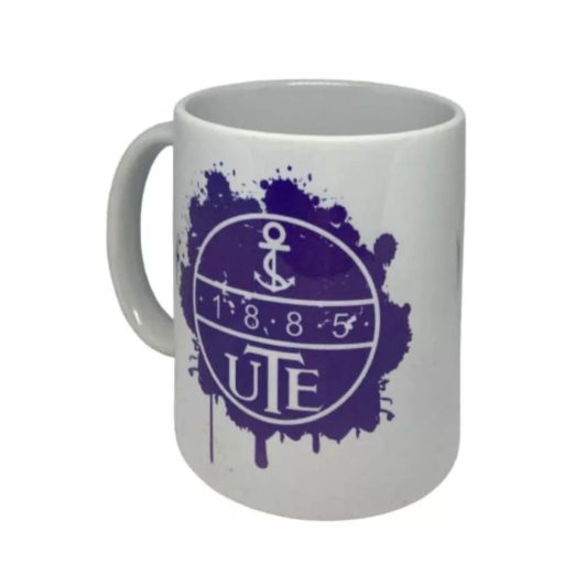 Ute bögre címeres fehér