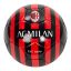 Milan labda fekete-piros csíkos