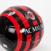 Milan labda fekete-piros csíkos