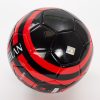 Milan labda fekete-piros csíkos