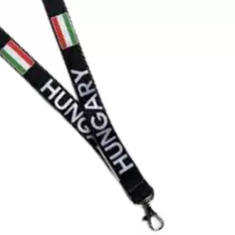 Magyarország nyakpánt HUNGARY fekete