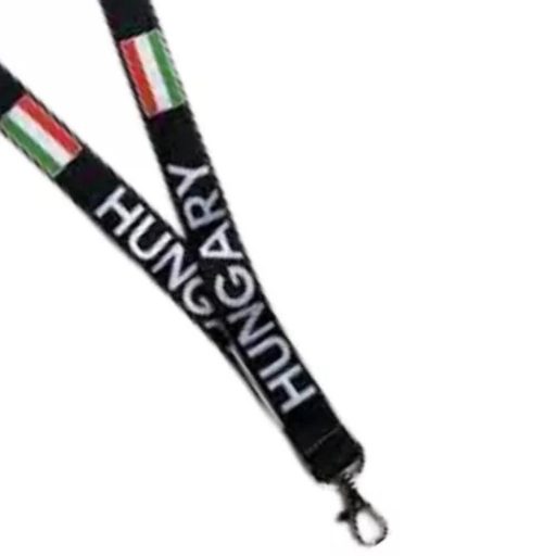 Magyarország nyakpánt HUNGARY fekete