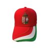 Magyarország baseball sapka piros trikolor hímzett Címer