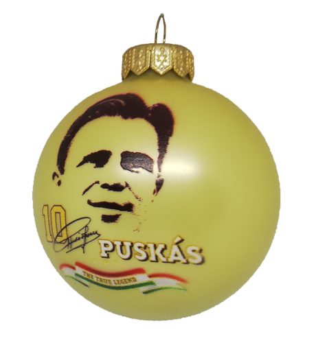 Puskás karácsonyfadísz