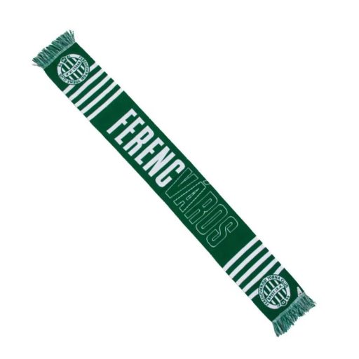 Fradi sál kötött fehér csíkos FERENCVÁROS