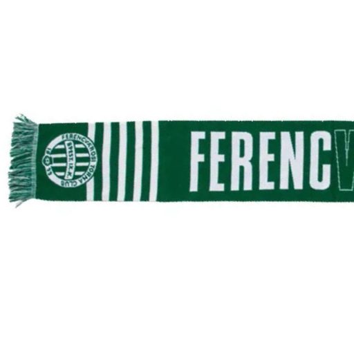 Fradi sál kötött fehér csíkos FERENCVÁROS