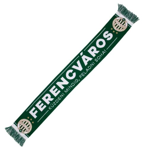Fradi sál kötött zöld KÜZDENI MINDIG
