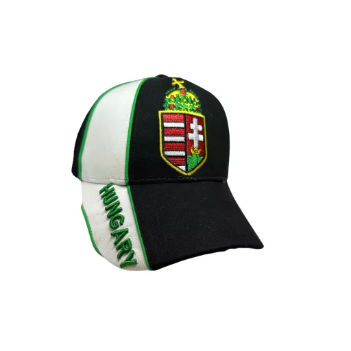 Magyarország baseball sapka fekete-zöld hímzett