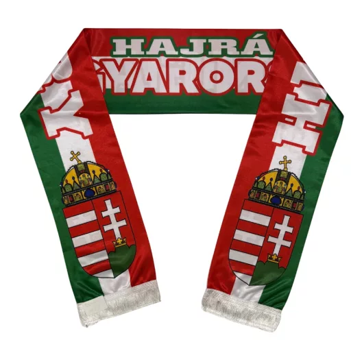 Magyarország sál selyem HAJRÁ MAGYARORSZÁG