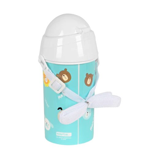 Gyerek kulacs szívószál 500 ml kutya