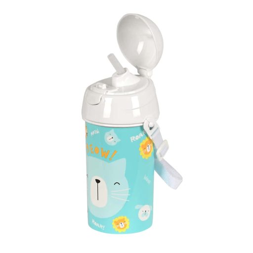 Gyerek kulacs szívószál 500ml CICA