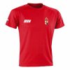 Magyarország mez felső szurkolói piros "Hungary" feliratos raglan felnőtt