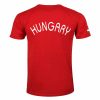 Magyarország mez felső szurkolói piros "Hungary" feliratos raglan felnőtt