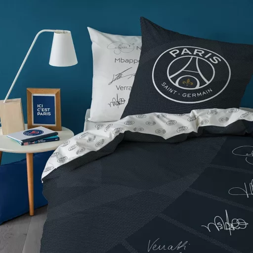 PSG ágynemű fekete aláírásos