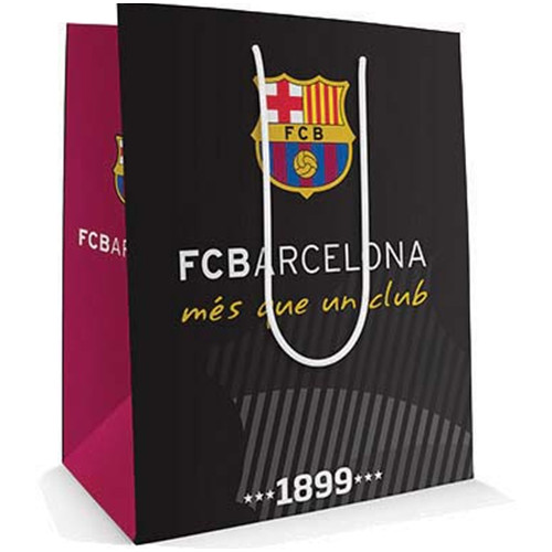 Barcelona ajándékszatyor közepes fekete