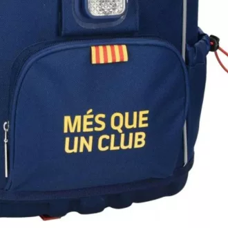 Barcelona iskolatáska, hátizsák kompakt Mes Que kék
