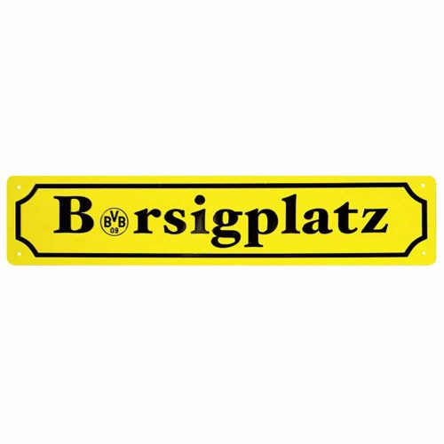Dortmund rendszámtábla sárga BERSIGPLATZ