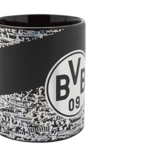 Dortmund bögre fekete-ezüst