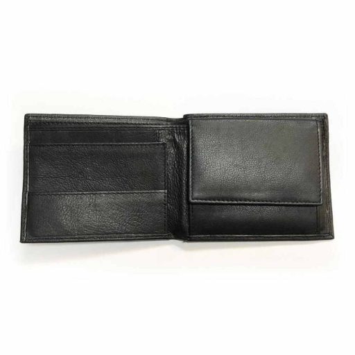 Fradi pénztárca bőr fekete címeres