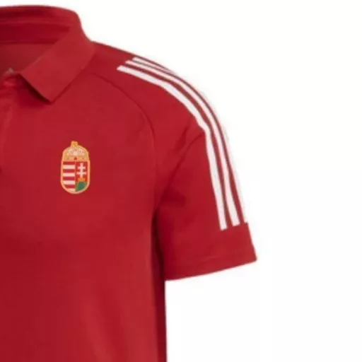Magyarország póló felnőtt galléros Adidas piros