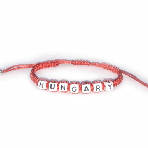 Magyarország karkötő kocka Hungary