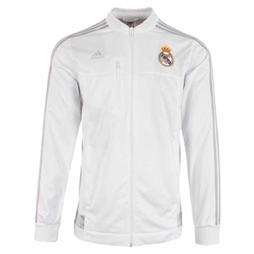 Real Madrid pulóver zippes Adidas fehér
