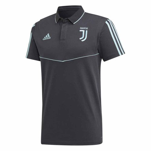 Juventus póló felnőtt galléros Adidas szürke