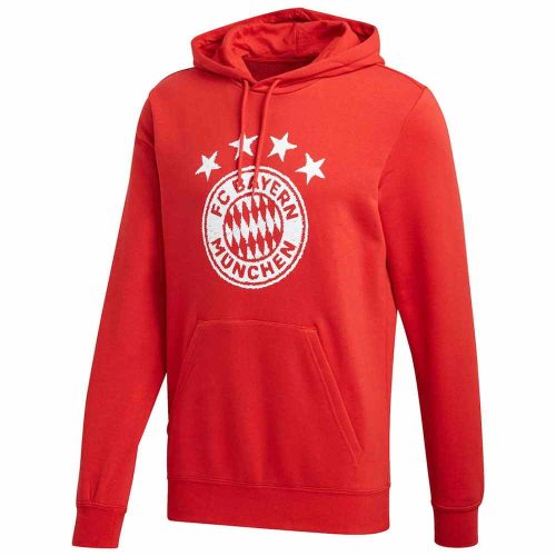 Bayern München pulóver felnőtt kapucnis ADIDAS FCBMLOGO