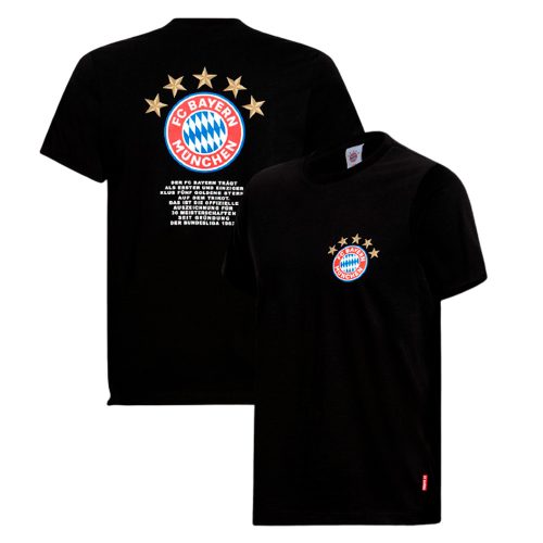 Bayern München póló logo fekete