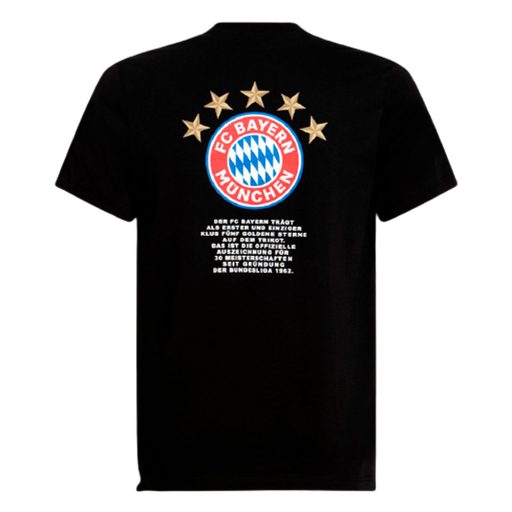 Bayern München póló logo fekete