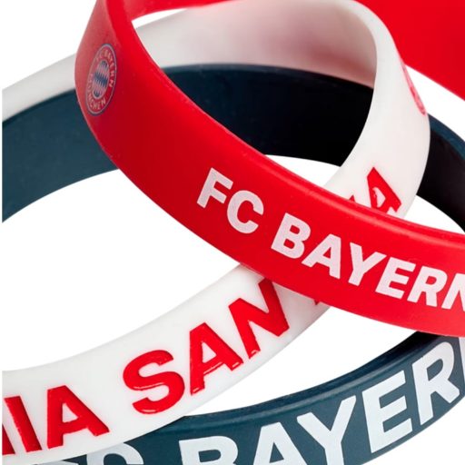 Bayern München karkötő szilikon 3db-os 29903