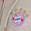 Bayern München pulóver kapucnis-zippes felnőtt Szürke