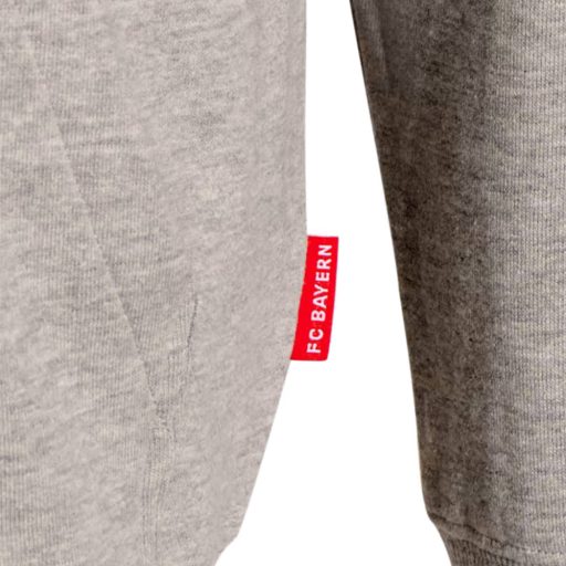 Bayern München pulóver kapucnis-zippes felnőtt Szürke